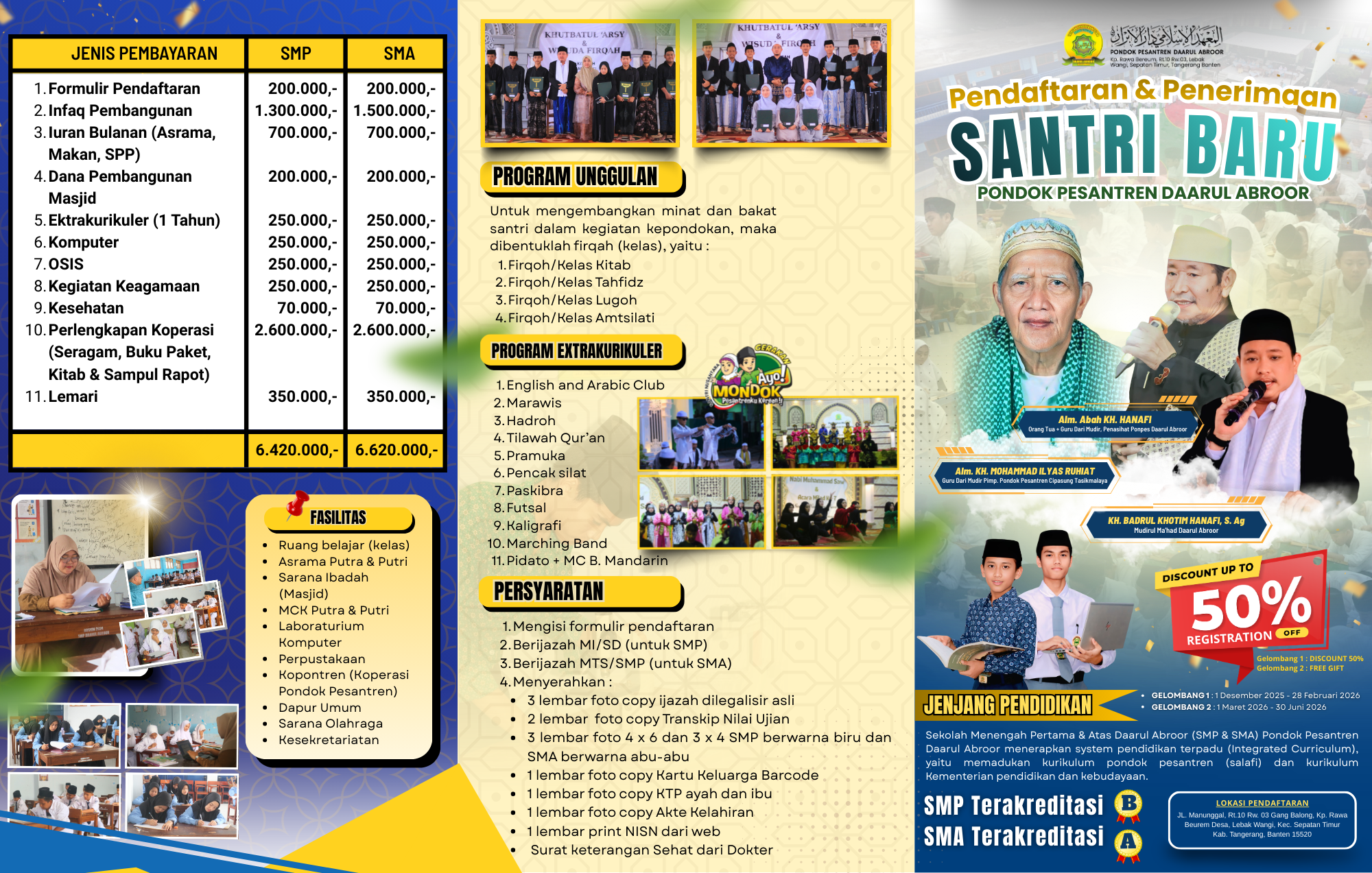 BROSUR PENDAFTARAN TAHUN AJARAN 2026-2027